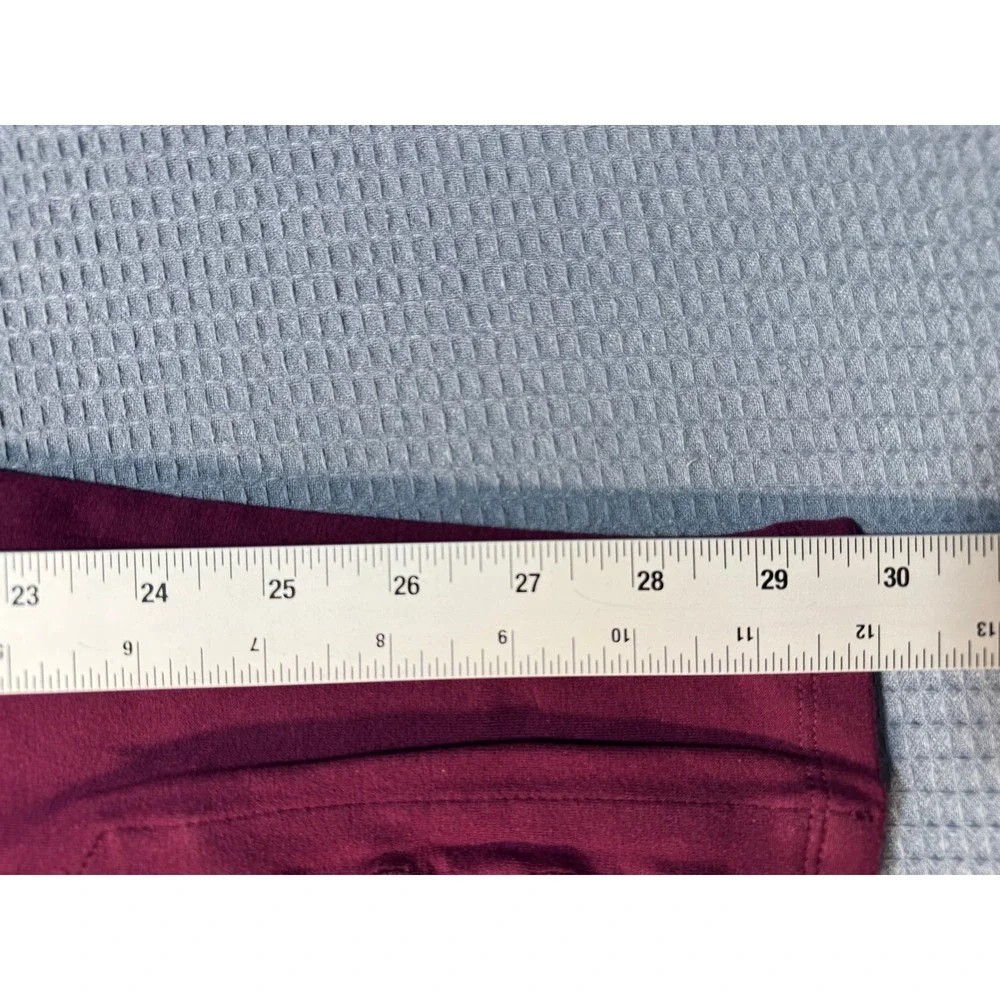 The Childrens Place Lace-Up Legging Girls L 10/12 Sugar Beet Burgundy
